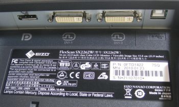 Eizo Sx2262wh Bk Monitor Anschluss2