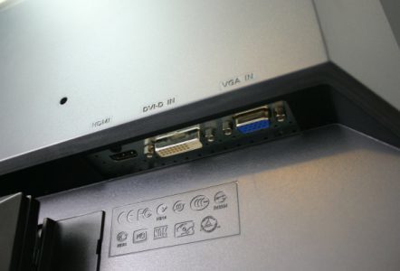 Acer Gd245hqbid Monitor Anschluesse Rechts