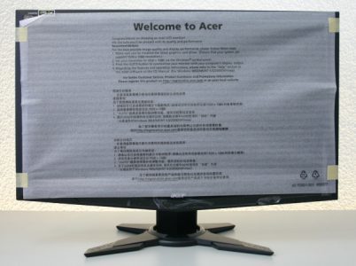 Acer Gd245hqbid Monitor Folie