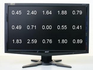 Acer Gd245hqbid Monitor Homogenitaet DeltaC