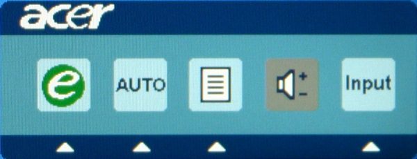 Acer Gd245hqbid Monitor Osd Hauptmenue