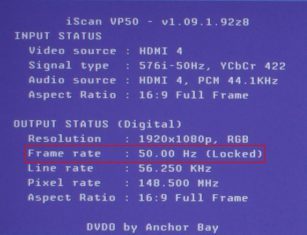 Dell U3011 Monitor 50hz