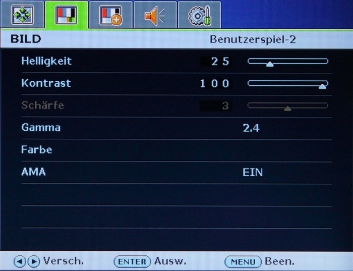 Benq Xl2410t Monitor Osd1