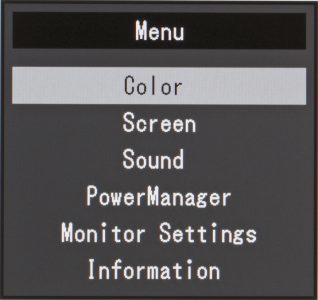 Eizo Foris Fs2331 Bk Monitor Osd1