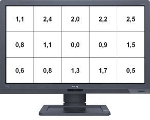 Benq Bl2400pt Monitor Homogenitaet