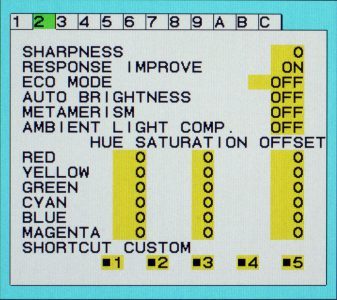 Nec Spectraview 231 Monitor Osd9