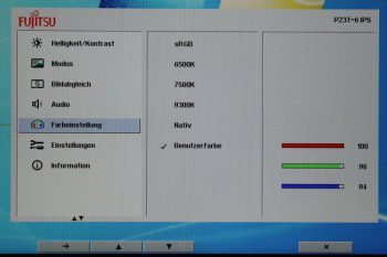 Fujitsu P23t 6 Ips Monitor Osd5