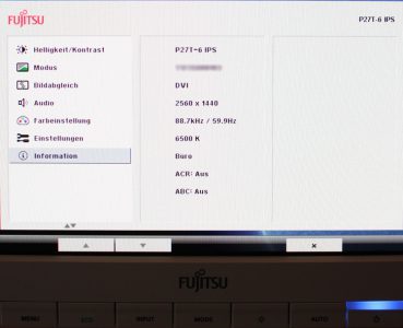 Fujitsu P27t 6 Ips Monitor P27T 6 Osd07
