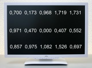 Fujitsu P24w 6 Ips Monitor Homogenitaet DeltaC