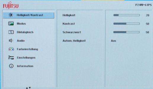 Fujitsu P24w 6 Ips Monitor Menue Hell