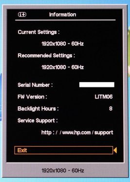 Hp Zr22w Monitor Osd7