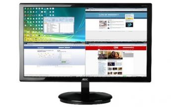 AOC stellt neue AireLED-Displays mit Screen+ vor