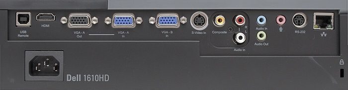 Dell 1610hd Beamer Anschluesse