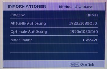 Benq Ew2420 Monitor Benq Ew2420 Refreshrate 2