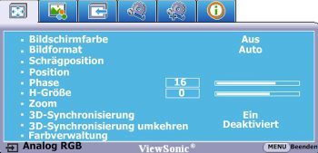 Viewsonic Pjd7382 Beamer Osd Bild1