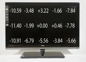 Benq E24 5500 Monitor Benq E24 5500 Helligkeitsverteilung