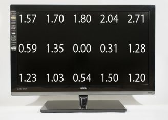 Benq E24 5500 Monitor Benq E24 5500 Homogenitaet