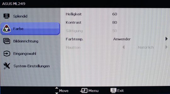 Asus Ml249h Monitor ML249H Osd02