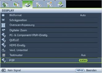 Benq W1200 Beamer Osd 2