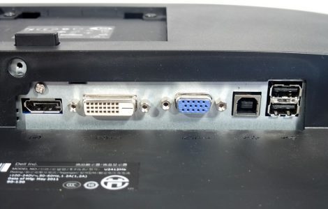 Dell U2412m Monitor Anschluesse2