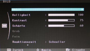 Monitor C27A750X Osd02
