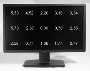 Dell U2312hm Monitor Homogenitaet Deltac