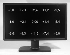 Dell U2312hm Monitor Homogenitaet Prozent