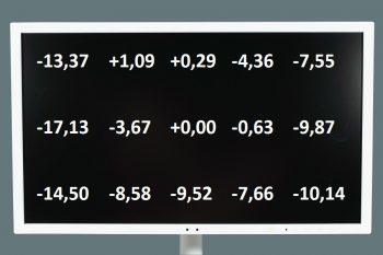 Nec Ex231wp Monitor Helligkeitsverteilung