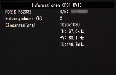 Eizo Foris Fs2332 Bk Monitor FS2332 Osd10