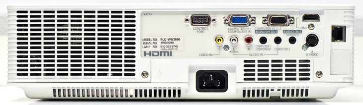 Sanyo Plc Wu3800 Beamer Anschluesse