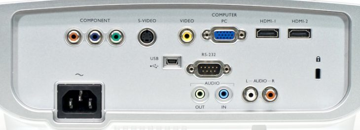 Benq W1060 Beamer Anschluesse