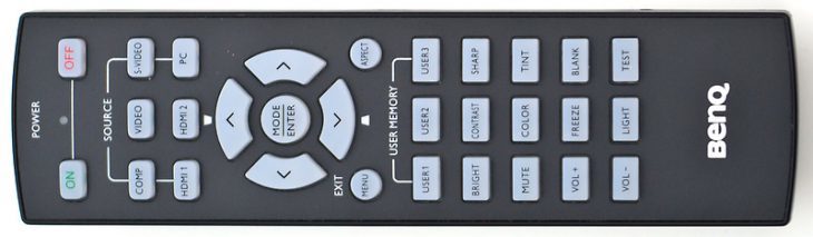 Benq W1060 Beamer Remote