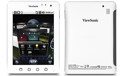 ViewSonic ViewPad 7e Vorder- und Rückamsicht