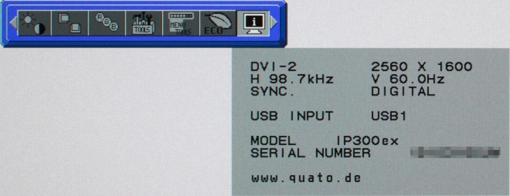 Quatographic Intelli Proof 300 Excellence Monitor Osd7