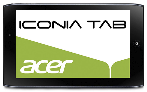 Acer Iconia Tab A100 Vorderansicht