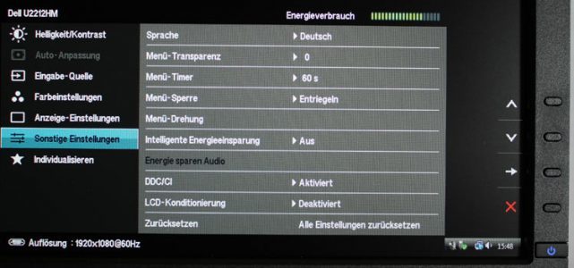 Dell U2212hm Monitor U2212HM Osd06
