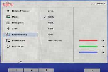 Fujitsu P23t 6 Fpr 3d Monitor Osd 3