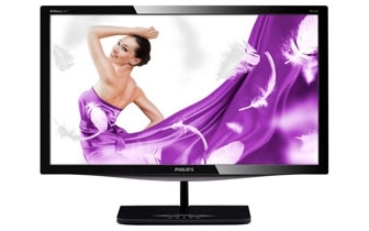 Test Philips 239C4QHSB: Design-Monitor mit IPS-Panel überzeugt bei Optik und Bildqualität