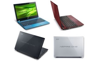 Acer Aspire One 756: Multimedia-Erlebnis in vier neuen Designs