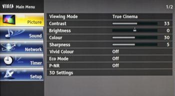 Panasonic Tx L47etw5 Fernseher Osd1