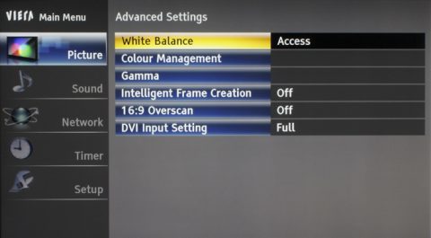 Panasonic Tx L47etw5 Fernseher Osd3