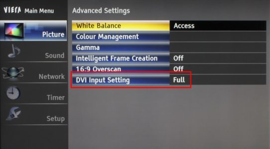 Panasonic Tx L47etw5 Fernseher Signalpegel