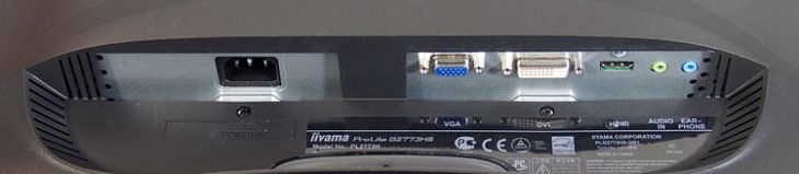 Iiyama Prolite G2773hs Gb1 Monitor Anschluesse