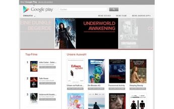 Google Play jetzt mit Filmverleih in Deutschland