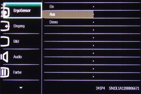Philips 241p4lryes Monitor Osd 1