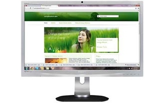 Test Philips 241P4LRYES: Guter 24 Zoll LED-Monitor kämpft mit den Kinderkrankheiten des Ergo-Sensors