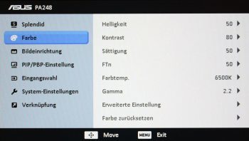 Asus Pa248q Monitor PA248Q Osd02