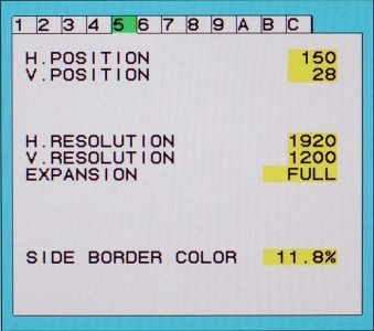 Nec Spectraview 241 Monitor Osd10