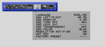Nec Spectraview 241 Monitor Osd5