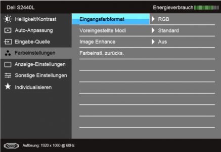 Dell S2440l Monitor Osd2